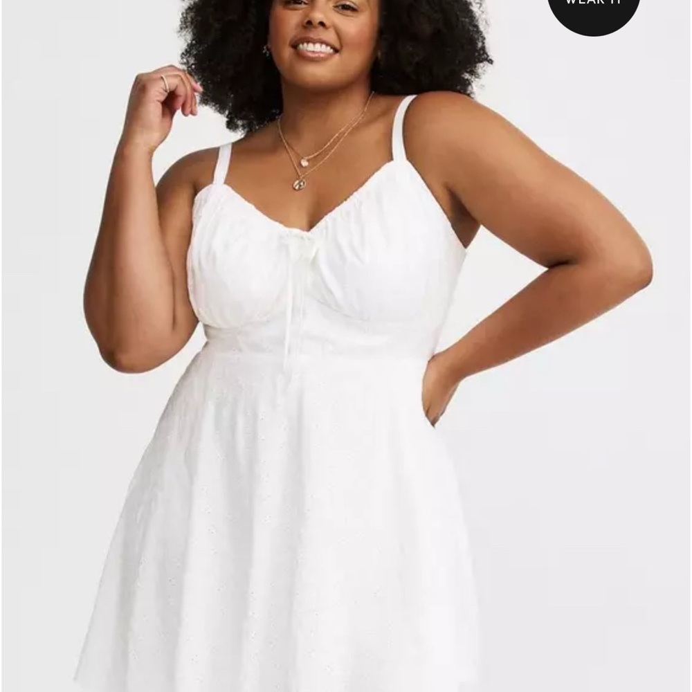 Fit & Flare Challis Mini Dress